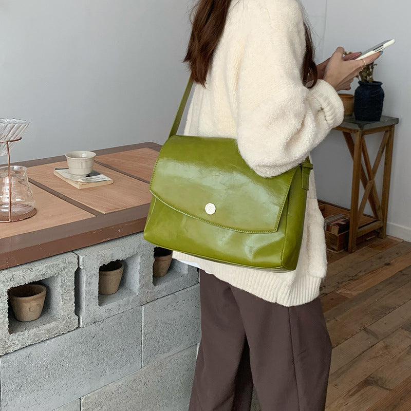 Niche Design Retro Large-capacity Briefcase