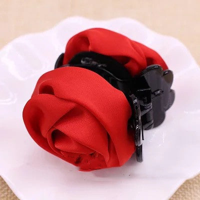 Rose flower clip
