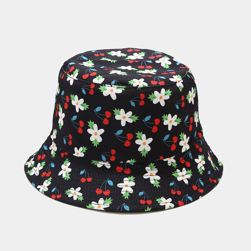 Fruit Pattern Bucket Hat Men And Women Outdoor Casual Sun Hat