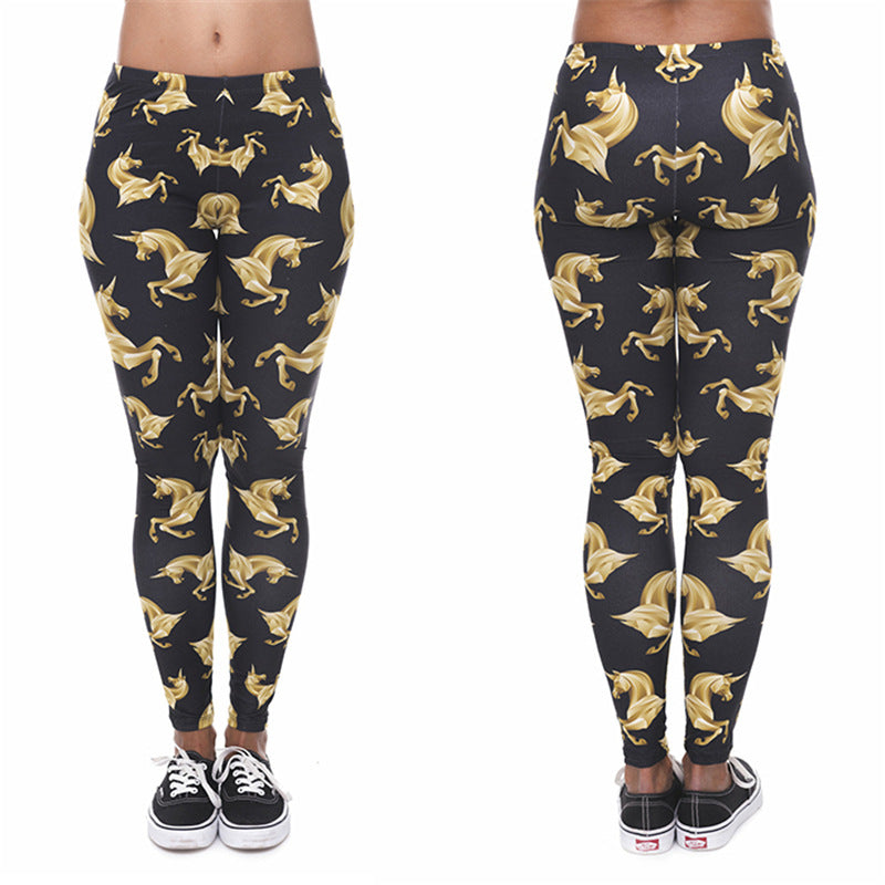 High Waist Sports Yoga Big Leggings Female