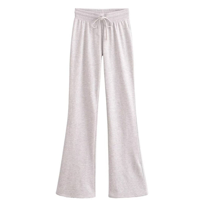 Multicolor Cotton Bell-bottom Pants Cute Girl