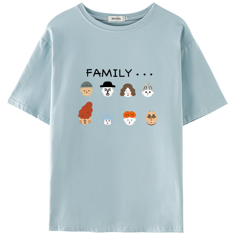 Women's Summer New Casual Cotton Printed T-shirt