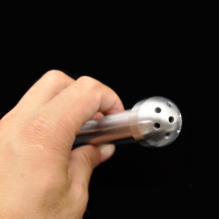 Stainless steel flush anal plug