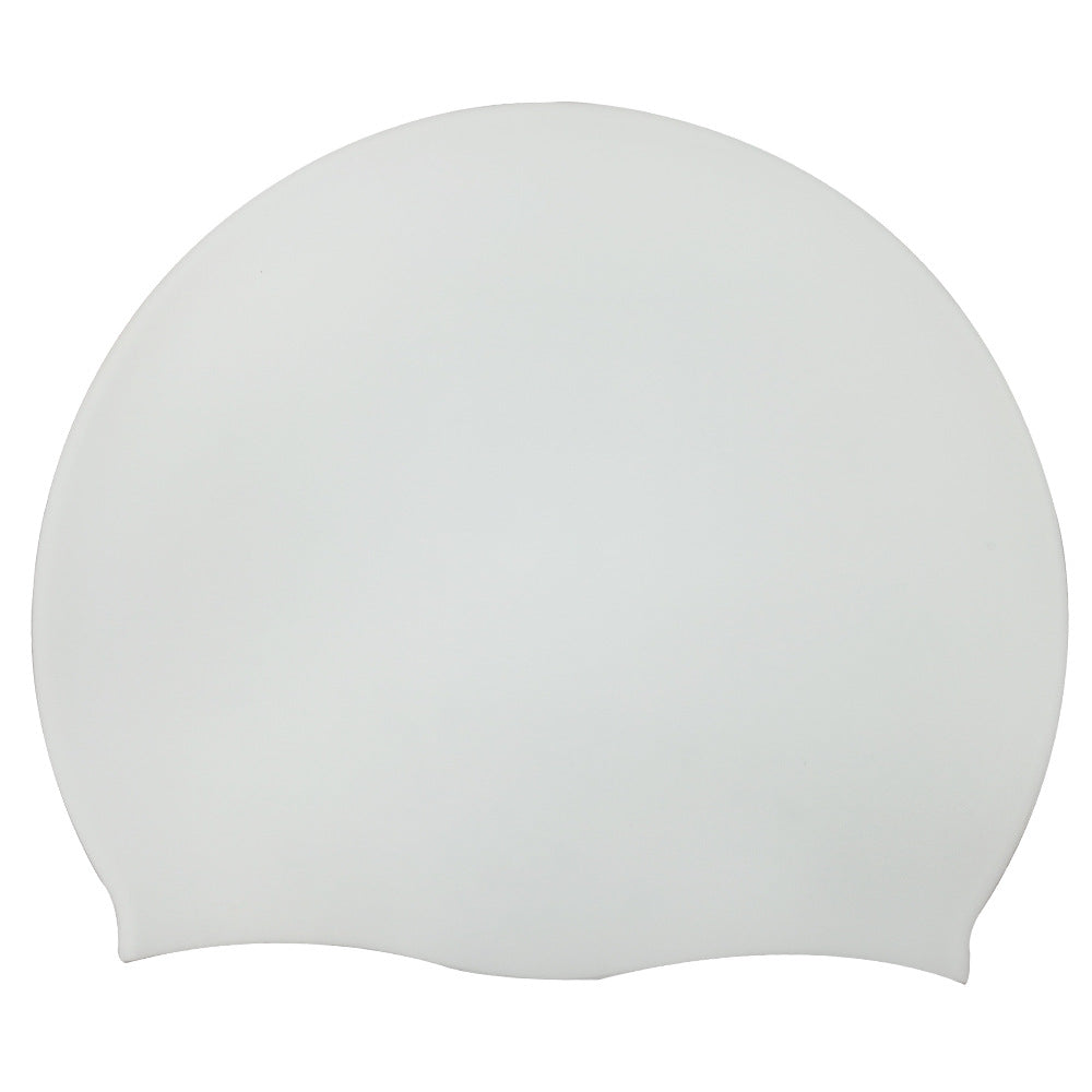 Waterproof Not Squeezing Head Extra Large Silicone Ear-protecting Swimming Cap