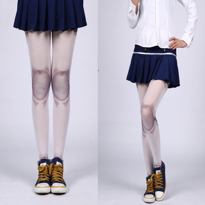 Loli humanoid printed pantyhose