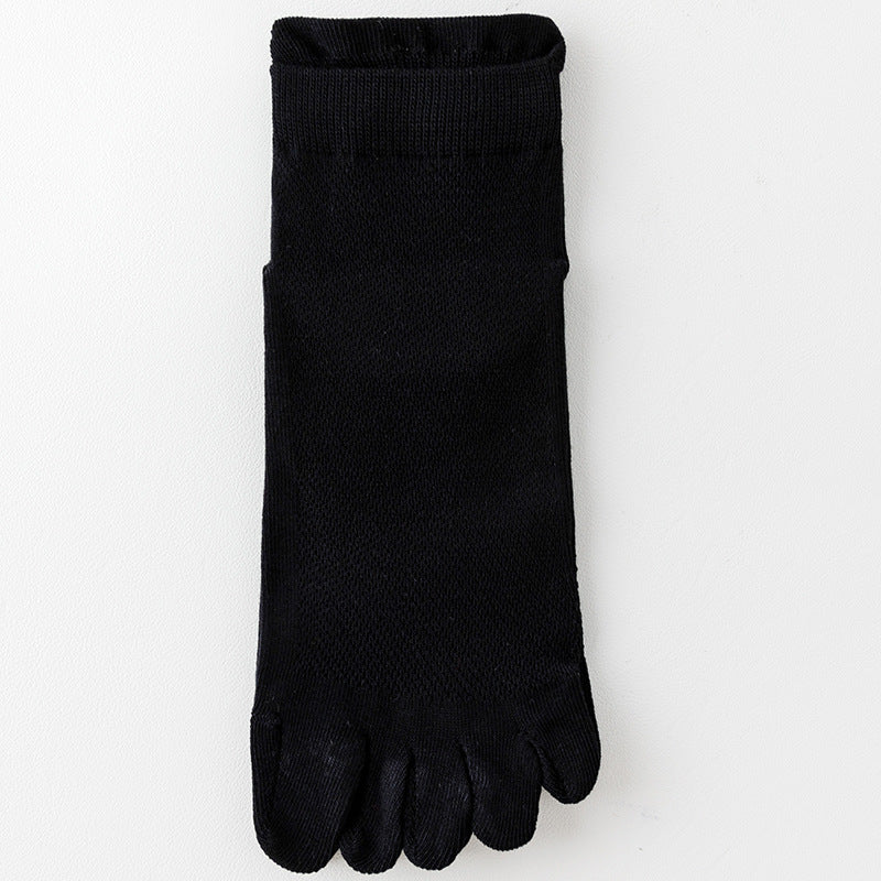 Unisex Summer Thin Mesh Five-toe Socks