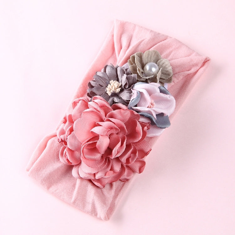 Headdress silk stitching flower princess hair band
