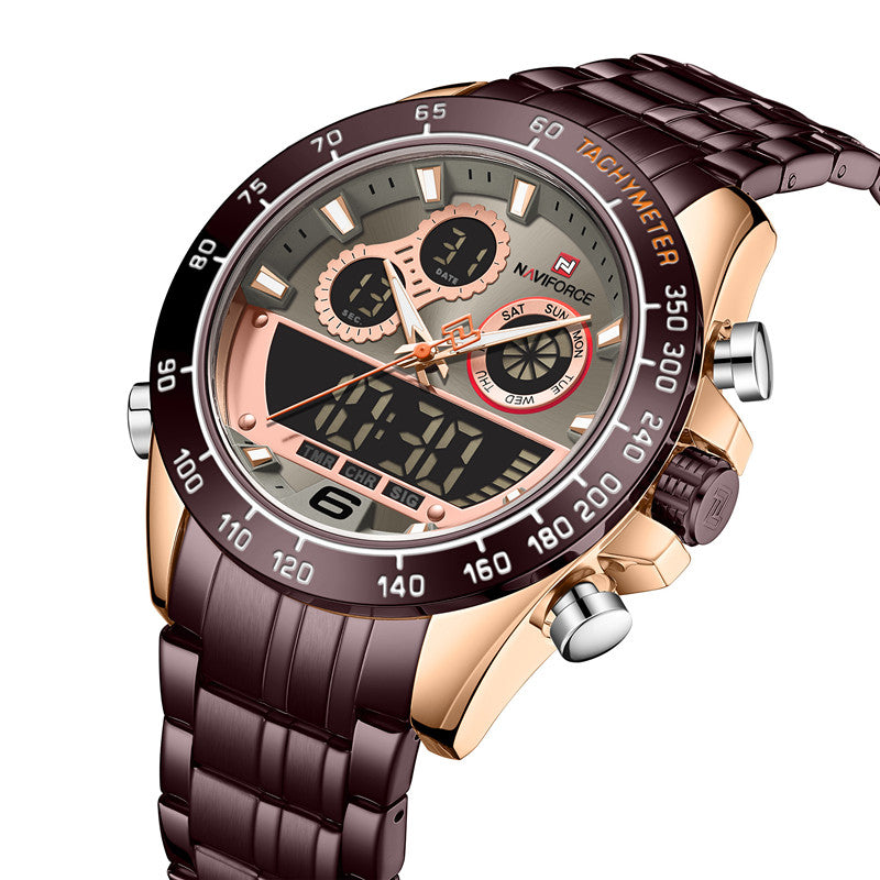 Student sports multifunctional luminous quartz watch