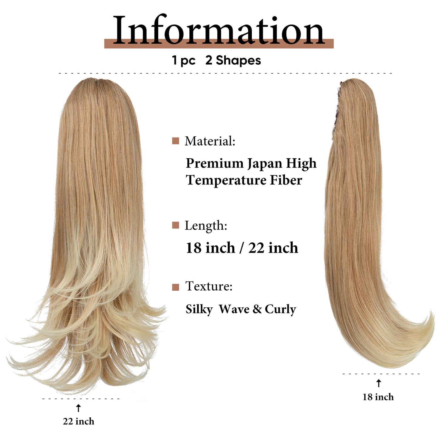 European And American Style Wig Women's Short Hair Ponytail