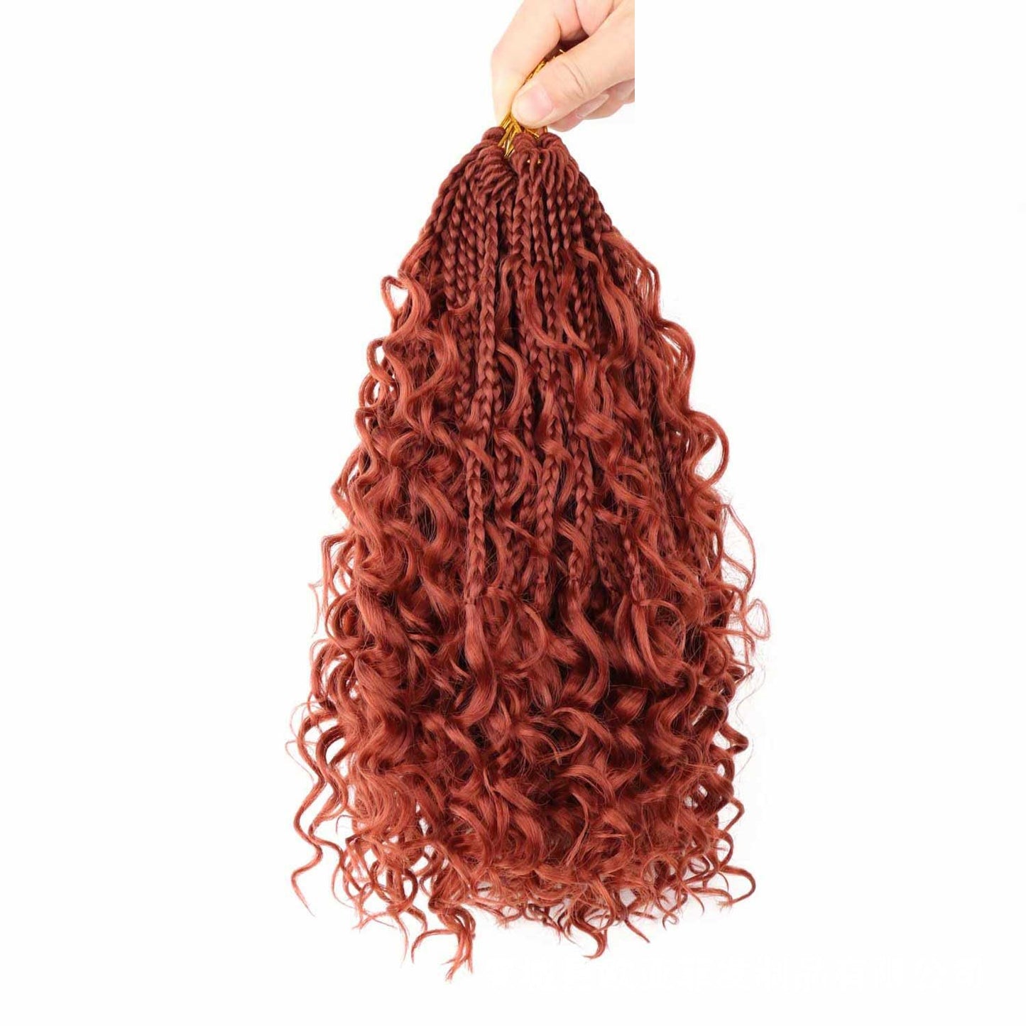 Synthetic Fiber Crochet Wig Braided Three-strand Braid
