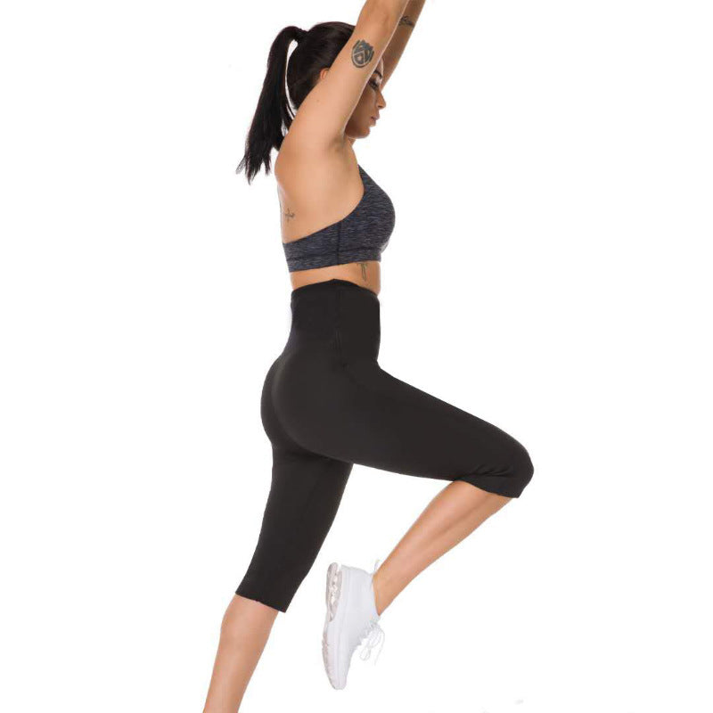 High-waisted abdomen pants