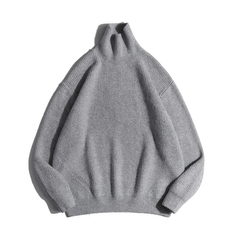 All-matching High Neck Sweater Loose Pullover