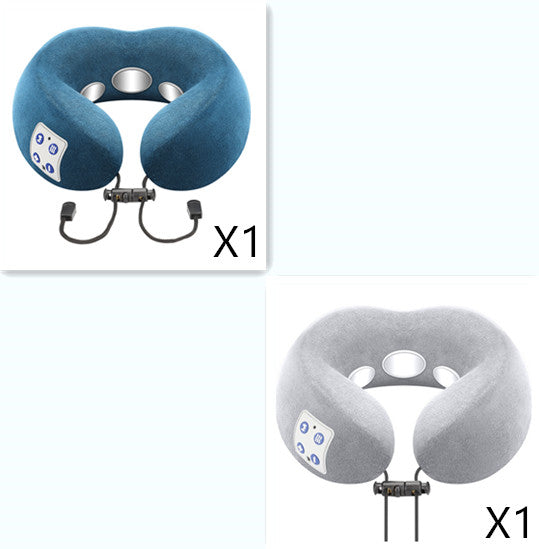 Multifunctional U-shaped massage pillow