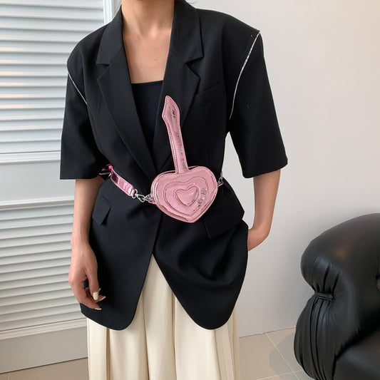 Women's Fashion Creative Heart Crossbody Bag
