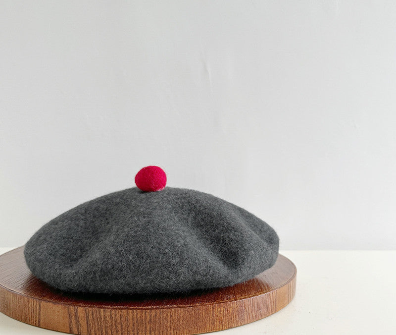 High-Quality Wool Beret Womens Wool Felt Painters Cap