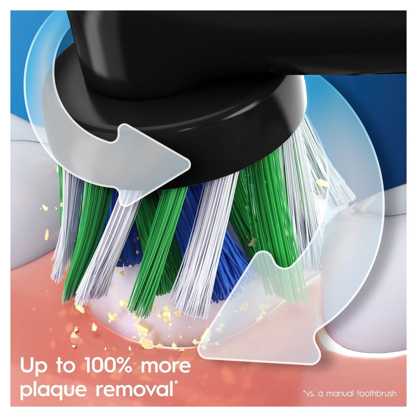 Oral-B Vitality Pro Svart Eltandborste, 1 Borsthuvud, Designed By Braun
