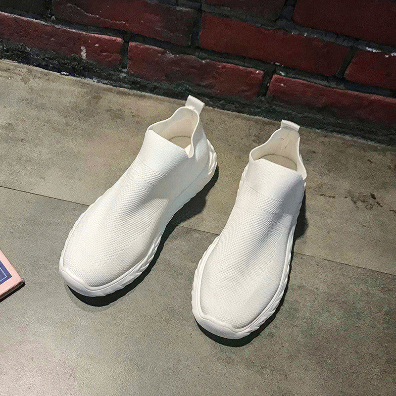 Thick-soled Sports Shoes Breathable With One Pedal