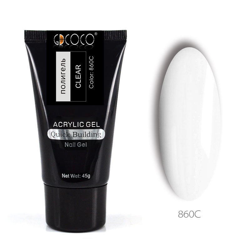 Nail phototherapy extension functional gel