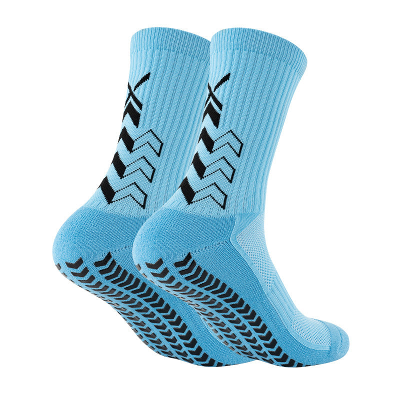 Thickened Middle Arrow Dispensing Towel Bottom Long Tube Non-slip Socks