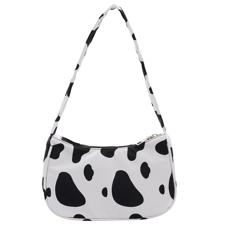 Ladies cow pattern shoulder bag