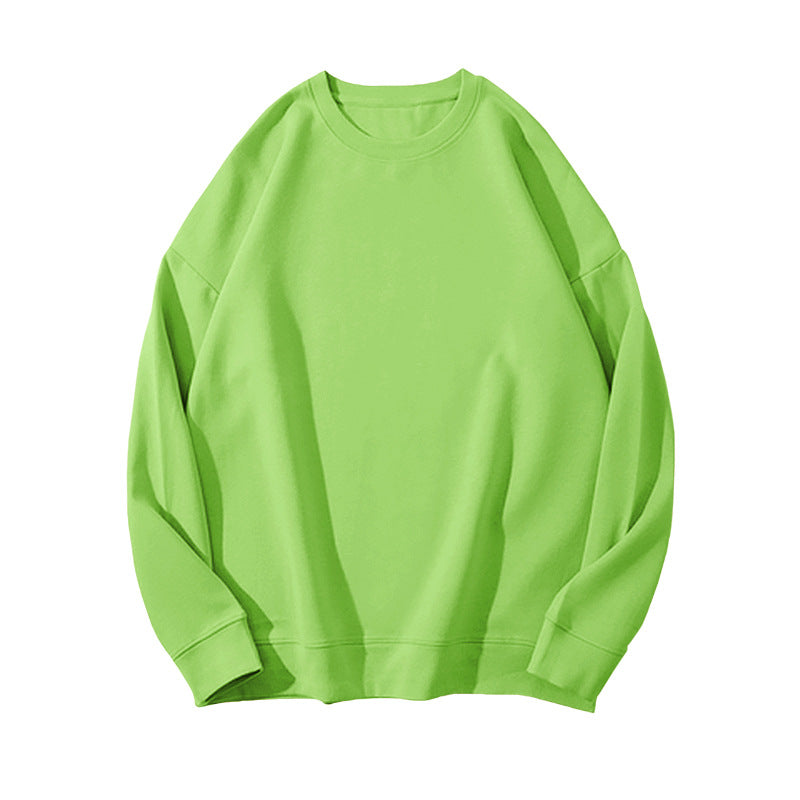 Dame Sweater i Ensfarvet med Pelsdetaljer