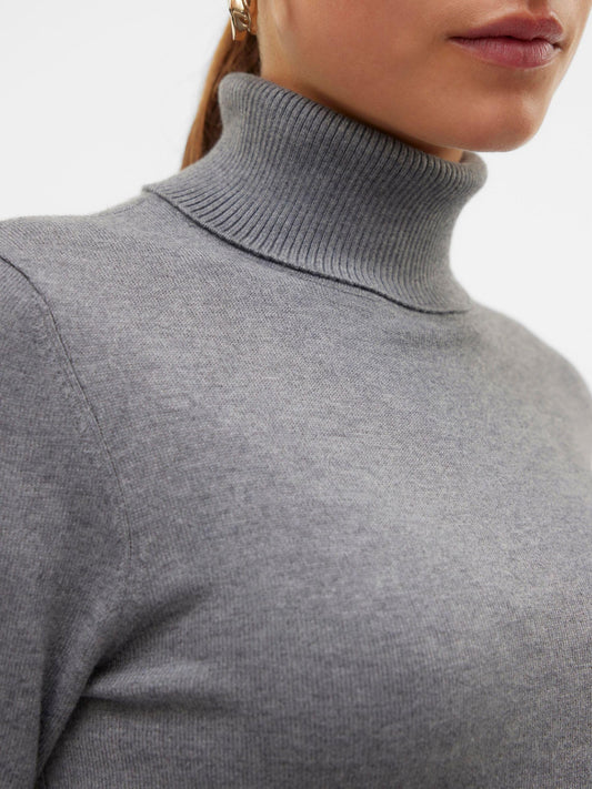 VERO MODA dam Vmiris Ls polotröja Ga Noos Stickad tröja