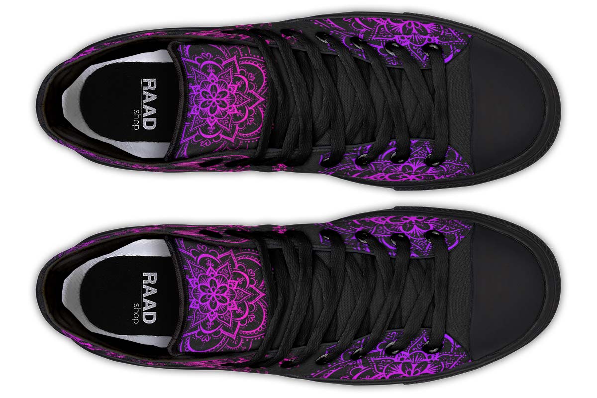 Printed Couple High-top Canvas Shoes