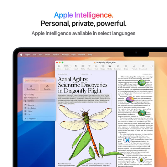Apple 2025 MacBook Air 15 tum med M4-chip : 15,3-tums Liquid Retina-skärm, 16 GB enhetligt minne, 256 GB SSD-lagring, 12MP Center Stage-kamera, Touch ID, Byggd för Apple Intelligence; Midnatt