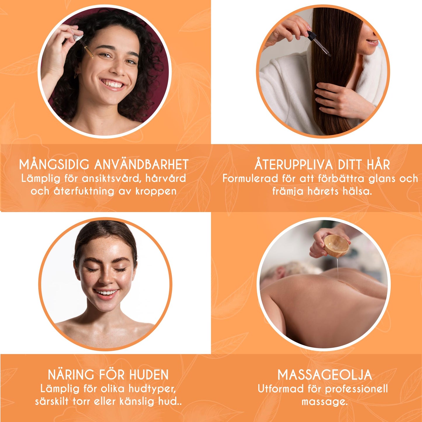 Kanzy Jojobaolja Ekologisk Kallpressad 100% Ren 120ml Hexanfri Bärarolja för Hår Naglar Kropp Hud & Ansikte Kroppsolja-Certifierad