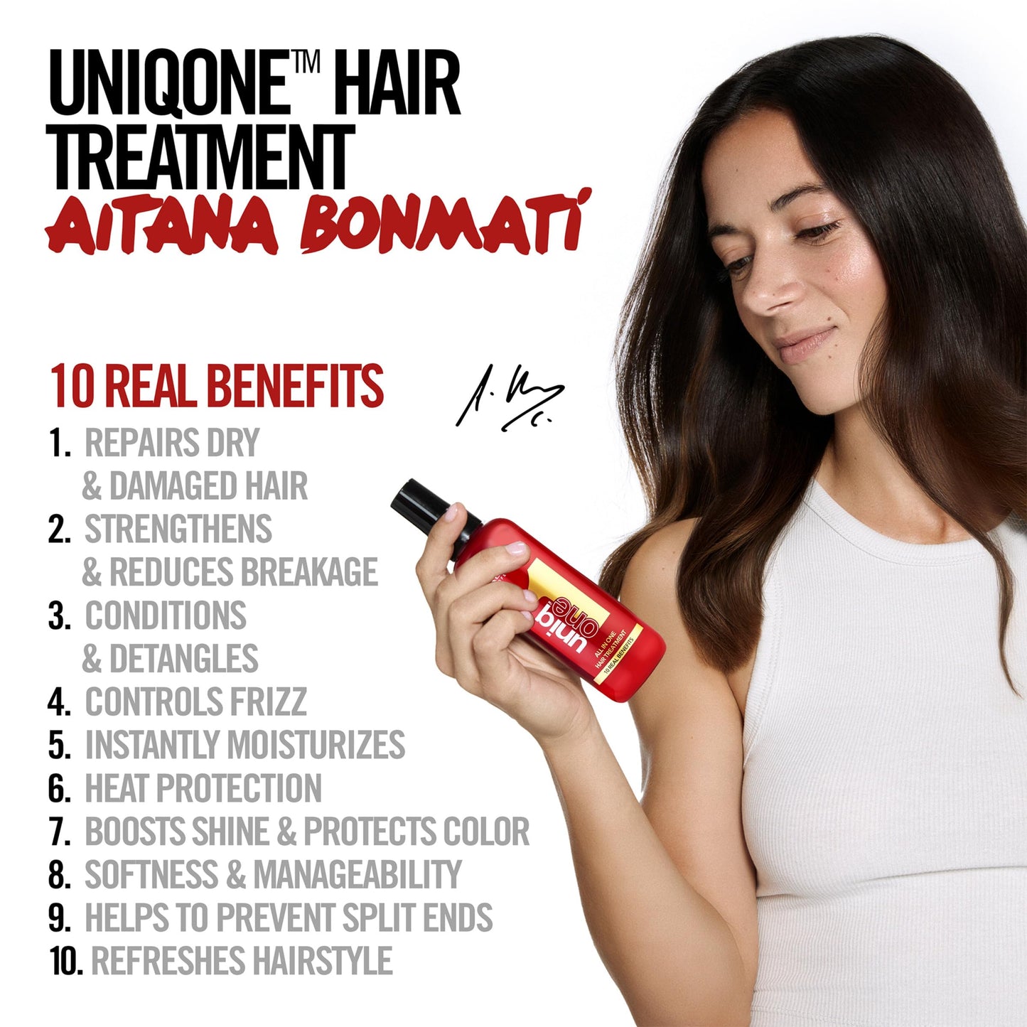 Revlon Professional UniqOne UniqOne UniqOne Thermal Hair Protector, fuktgivande leave-in hårspray, klassisk doft - 150 ml