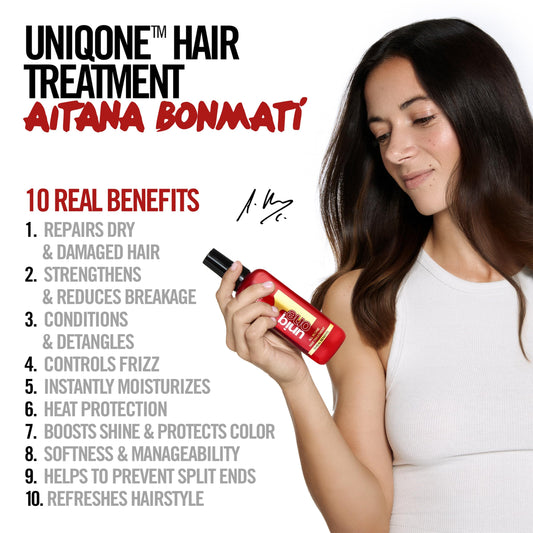 Revlon Professional UniqOne UniqOne UniqOne Thermal Hair Protector, fuktgivande leave-in hårspray, klassisk doft - 150 ml