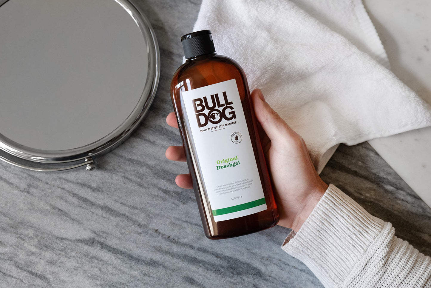 BULLDOG – kroppsvård för män | Original duschgel | naturlig och uppfriskande duschgel | 500 ml