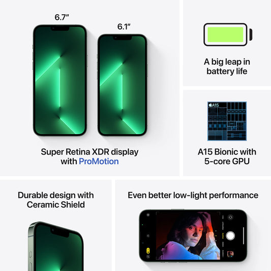 Apple iPhone 13 Pro Max (128 GB) - alpingrön