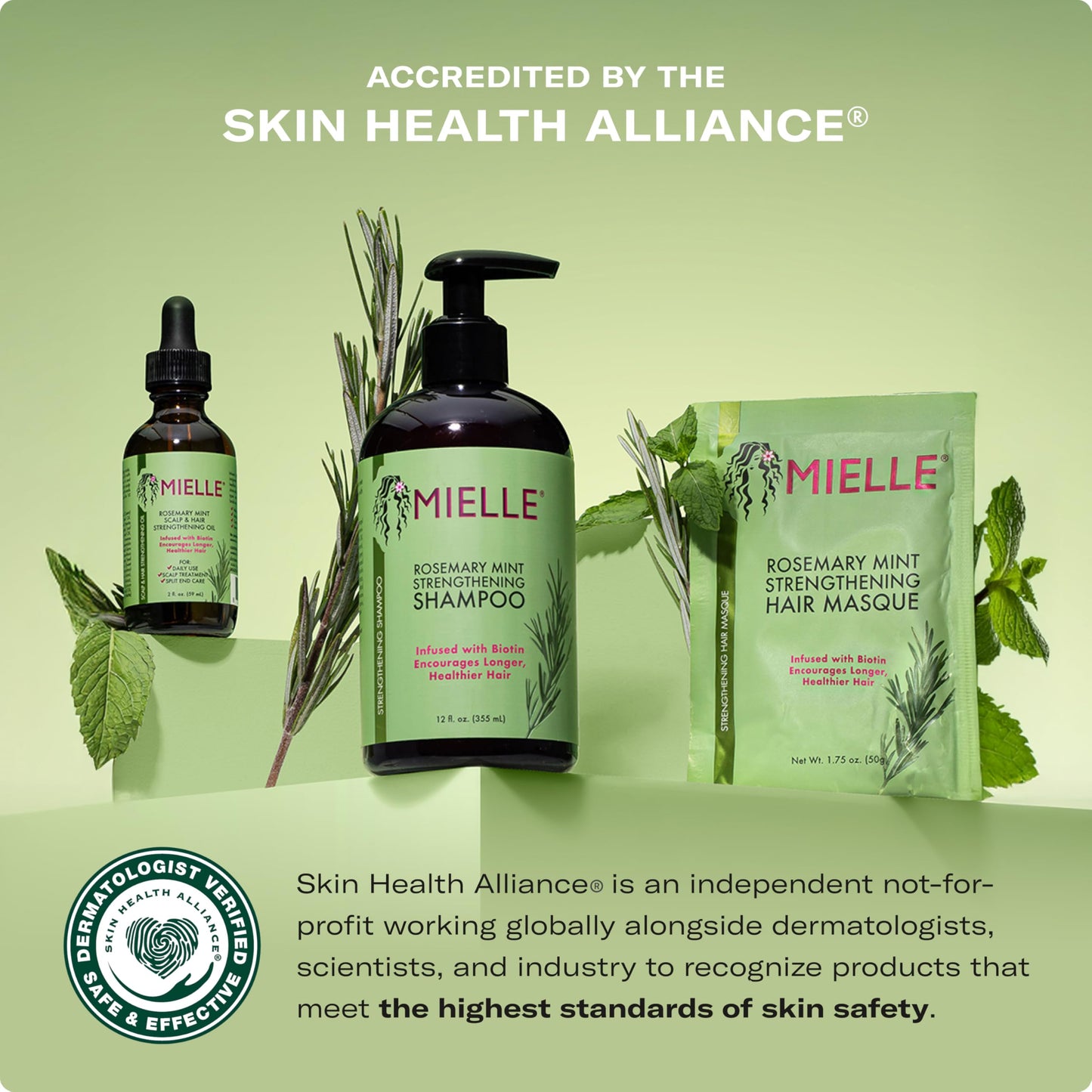 Mielle Rosemary Mint Light Scalp & Hårstärkande olja, 57,7 g