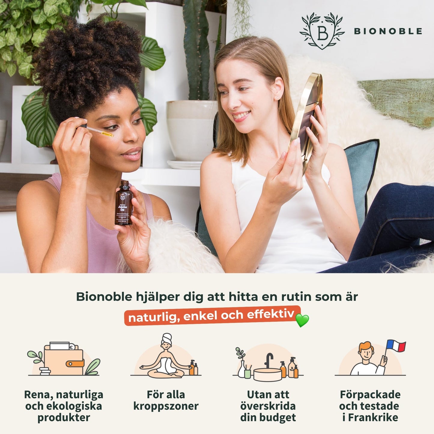 Ekologisk Rosmarinolja för Hår - Främjar Tillväxt & Minskar Håravfall - Eterisk Rosmarinolja, Ricino, Argan och Jojoba - Glasflaska med Pipett + Pump - Organic Hair Growth Oil - 100ml
