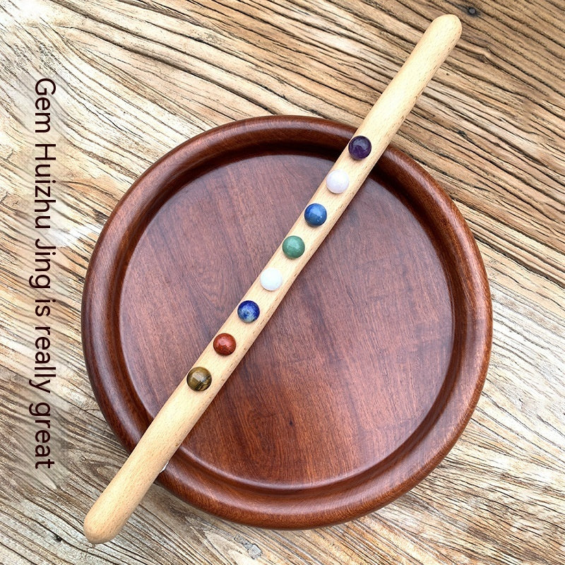 Jade Scraping Stick Carbonized Eight Beads Beauty Salon