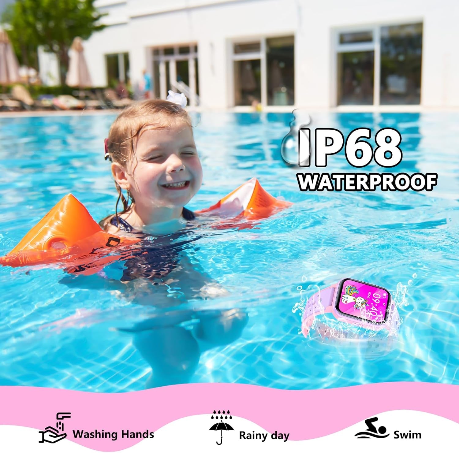 Smart Watch for Kids Teens, Fitness Tracker Boy Girls Watch with 19 Sport Modes, Pedometer, Sleep Monitor, Kids Watch Birthday Gifts Toy Gift for Girls Boys 6-16 (Purple)