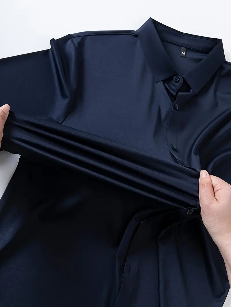 Sunscreen Cool Breathable Business Fashion Shirt Man