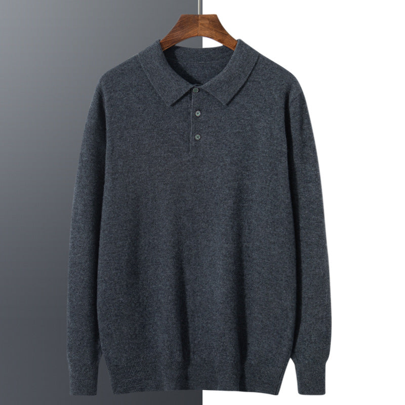 Casual Fashion Men's Knitted Bottoming Shirt