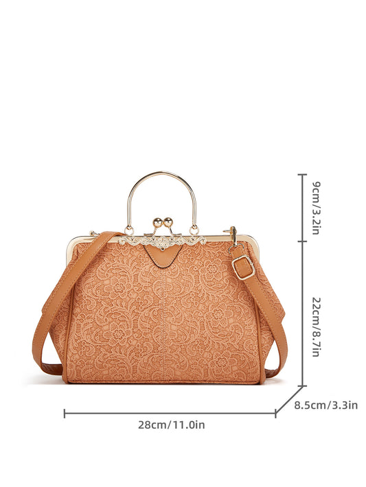 Crossbody Bag Women's Lace Large Capacity Handbag