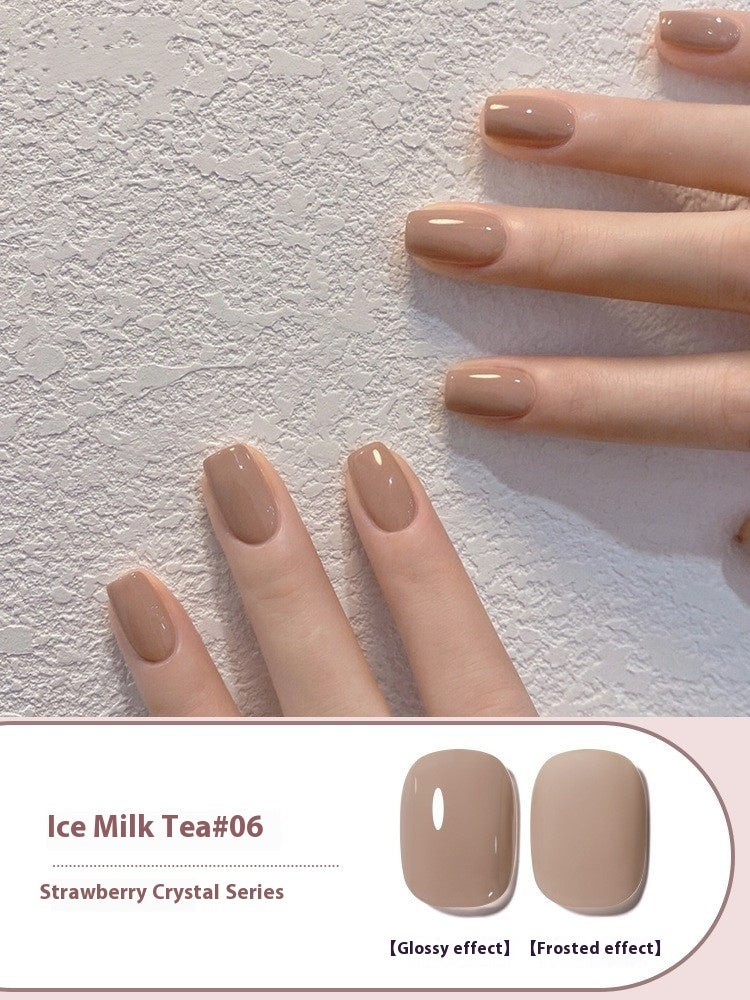 Ice Transparent Nude Color Gel Nail Polish All-match