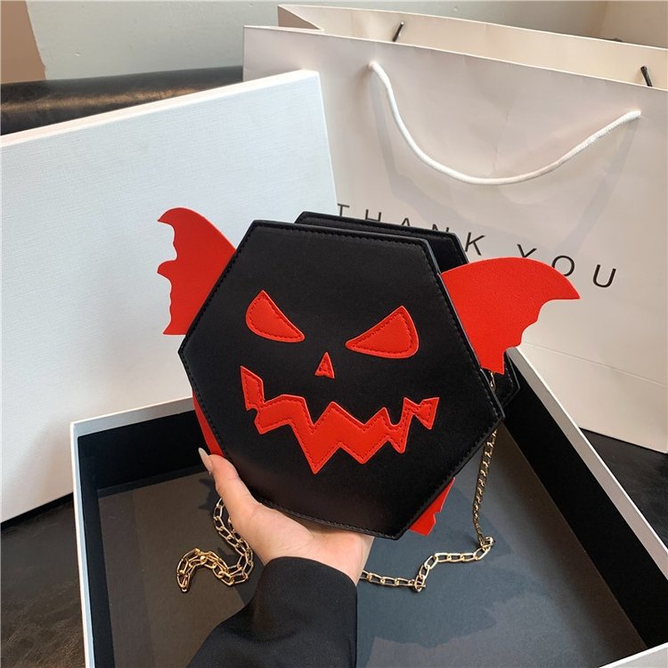 Damemode Halloween Græskarformet Crossbody Skuldertaske