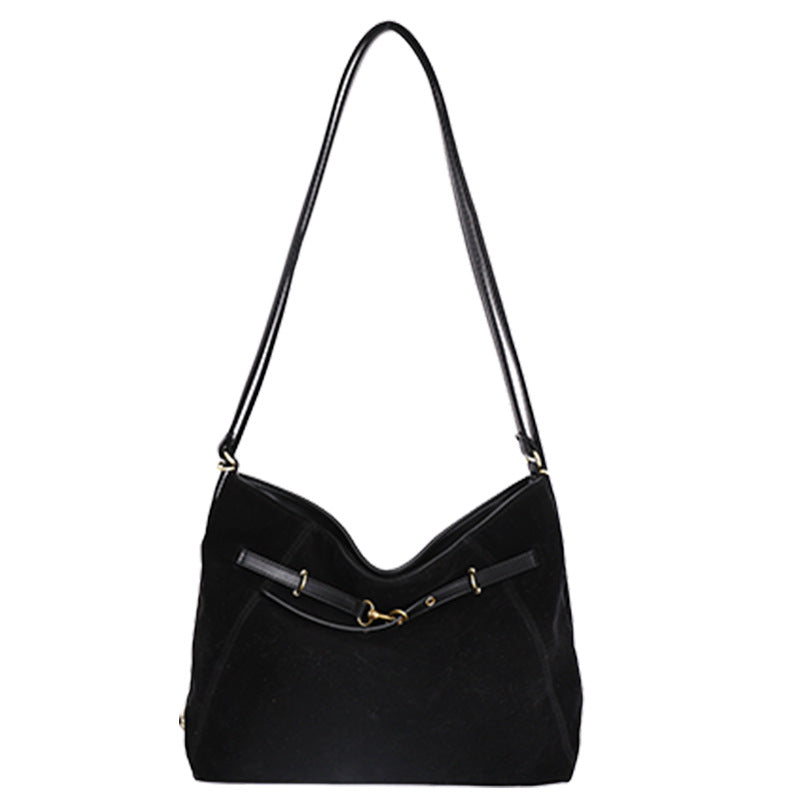 Frosted Double-pass Crossbody Bag