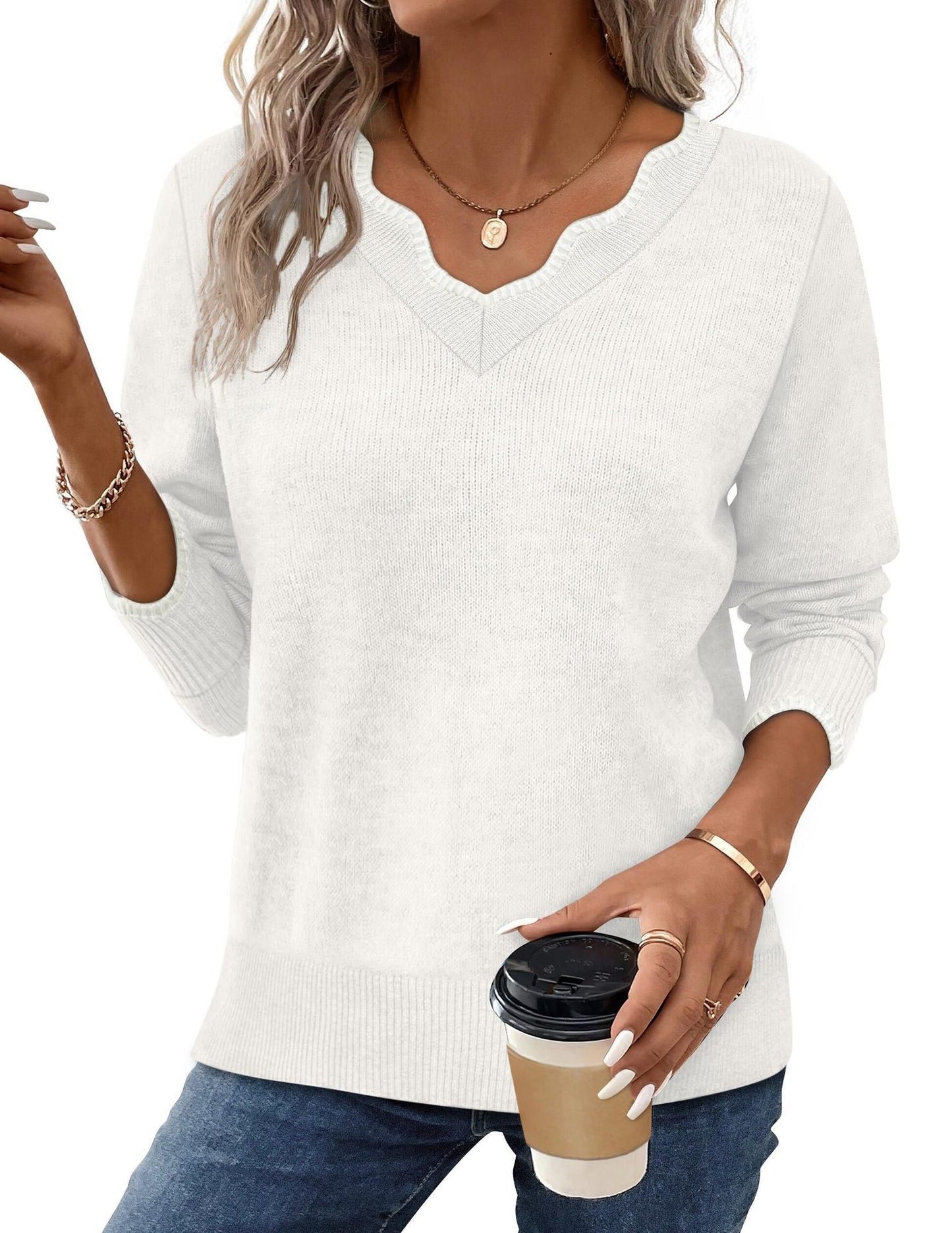 Fashionable And Versatile Women's Pullover Top