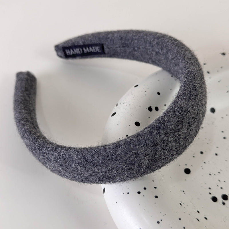 Women's French Retro Dots Knitted Headband