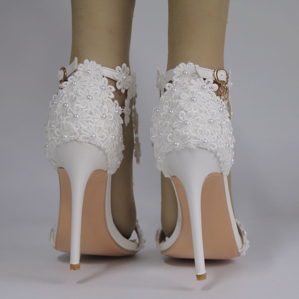 Tassel Sandals White Word Buckle Shoes Fashion
