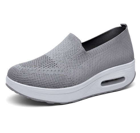 Mesh Air Cushion Gåsko til Damer Med Tykke Såler