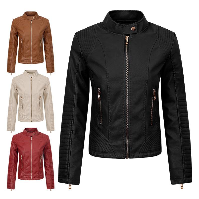 Veste en cuir best-seller mode pour femmes