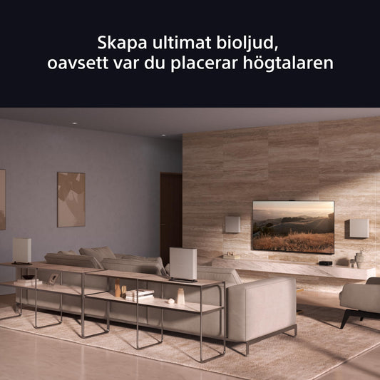 Sony BRAVIA Theatre Quad – Dolby Atmos®, Home Theatre 4 Speaker System, Wi-Fi®, Bluetooth®, 360 Spatial Sound Mapping