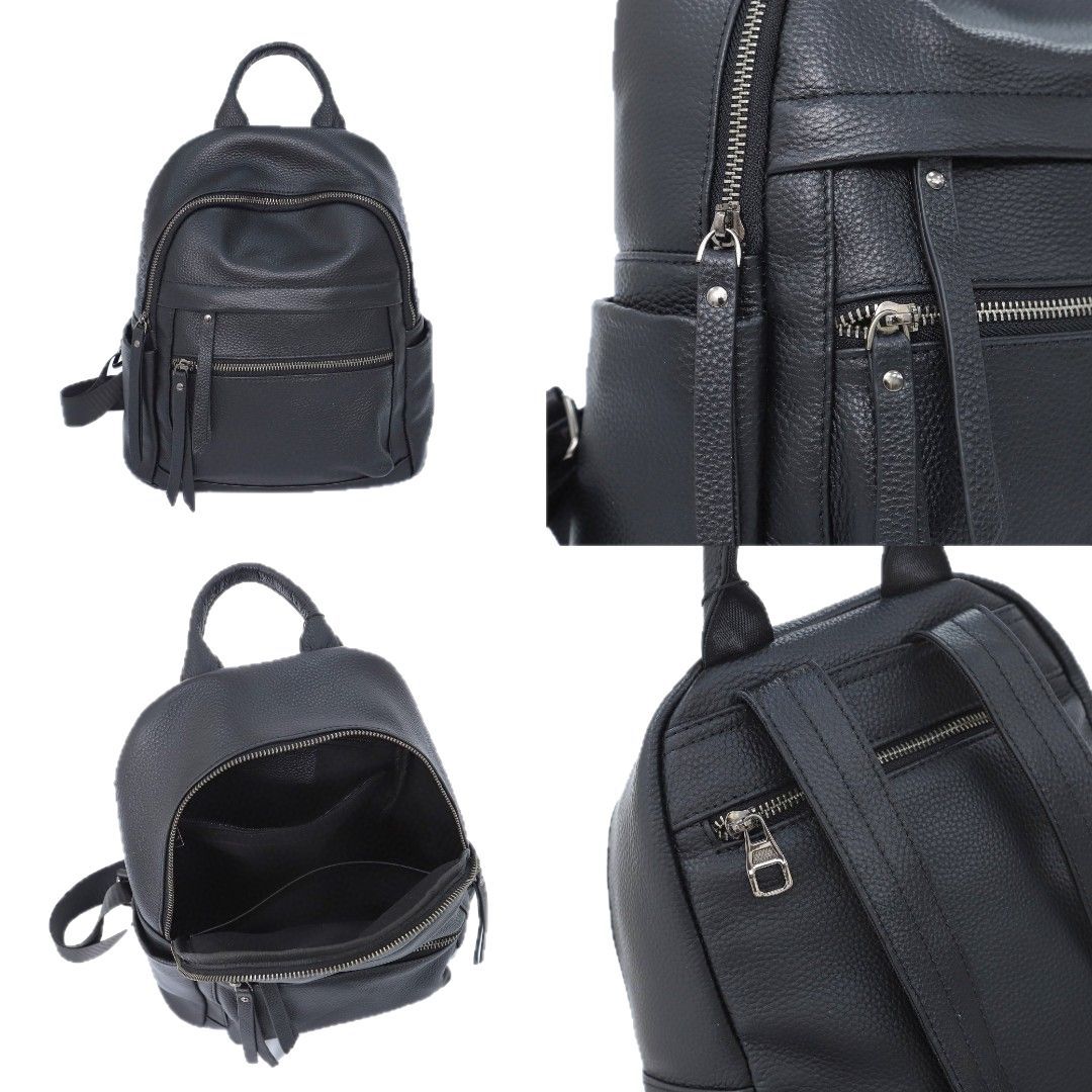 Women's Backpack Large Capacity New Fashionable And Easy-to-match Soft Leather